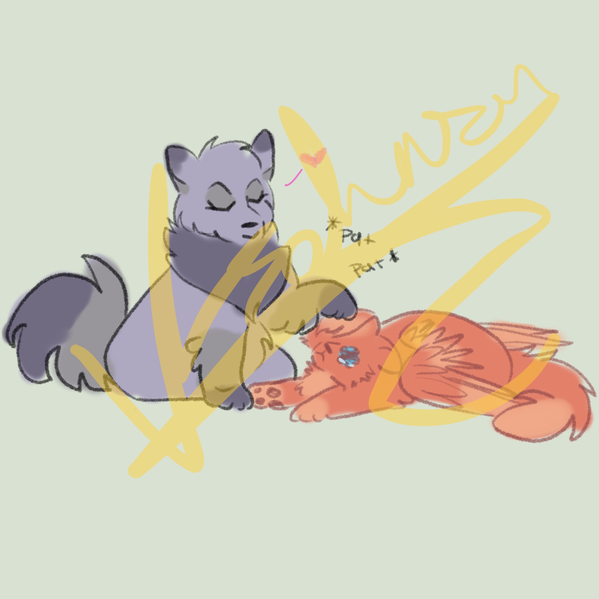 There, there
